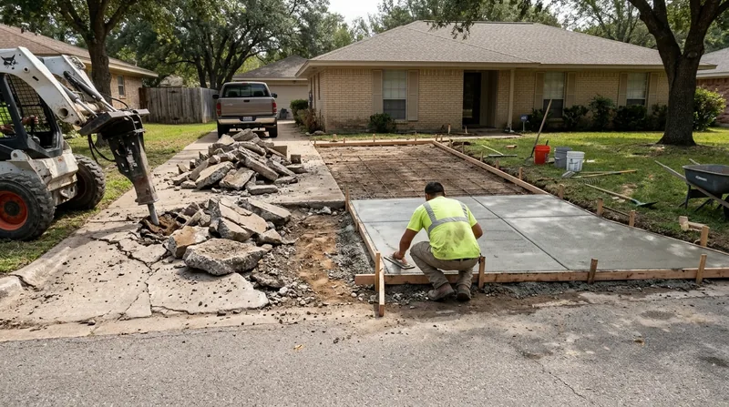 Concrete Removal & Replacement College Station