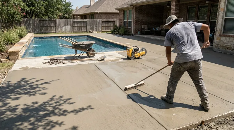 Concrete Pool Decks College Station